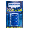TitanMen Ballstretcher Cock Cage 50mm Bleu